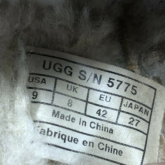 UGG Australia Ascot 5775 Gray Brown Suede men sz 9 - Picture 8 of 8